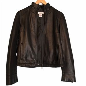 Women’s Calvin Klein Genuine Leather Jacket